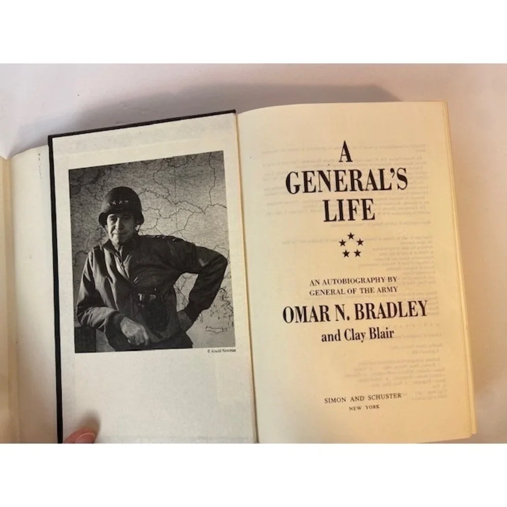 A General's Life Omar N Bradley Autobiography 1st Edition 1983 Hardcover Book
